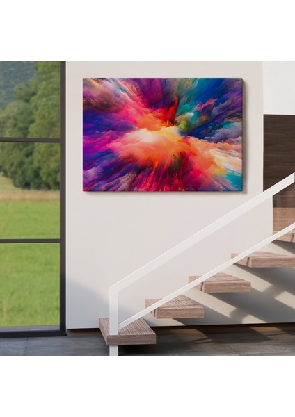 Yaratıcı Renkler Yağlıboya Görünüm Dekoratif Kanvas Duvar TABLOSU-3521 indirimleri