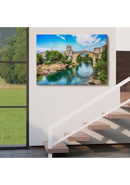 Mostar Köprüsü Kanvas Duvar TABLOSU-1115 indirimleri