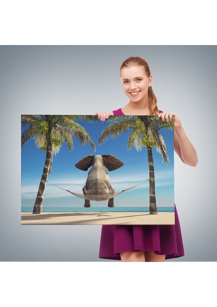 Fil Dekoratif Kanvas Tablo 1141 fırsatları