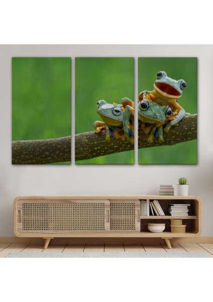 Küçük Kurbağalar Dekoratif Kanvas Tablo 1179 modelleri