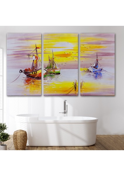 Venedik Italya Yağlıboya Görünüm Dekoratif Kanvas Duvar TABLOSU-3487 modelleri