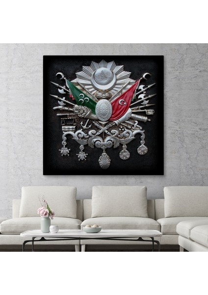 Osmanlı Tuğrası Dekoratif Kanvas TABLO-5803 fiyatları