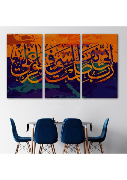 Rabbim, Ben Nefsime Zulmettim, Beni Bağışla (Kasas Suresi 16.ayet) Kanvas TABLO-3323 modelleri