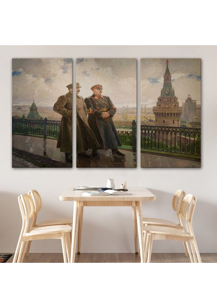 Kremlin'de Stalin ve Voroshilov Tablosu - Stalin And Voroshilov In The KREMLIN-6551 modelleri