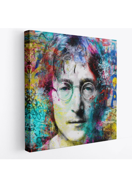 John Lennon Sokak Sanatı Kanvas Tablo Street ART-5890