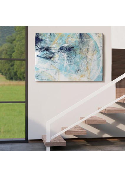Fütüristlik Soyut Dekoratif Kanvas Duvar TABLOSU-3471 indirimleri