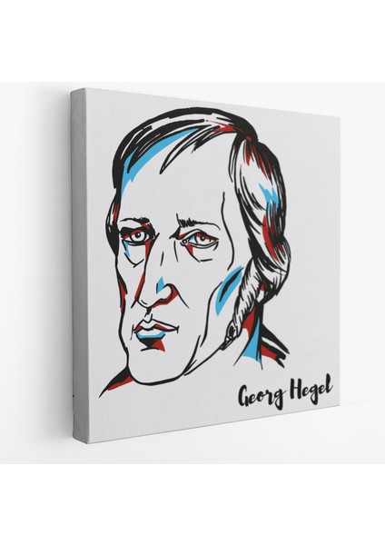 Georg Wilhelm Friedrich Hegel Dekoratif Kanvas TABLO-5819
