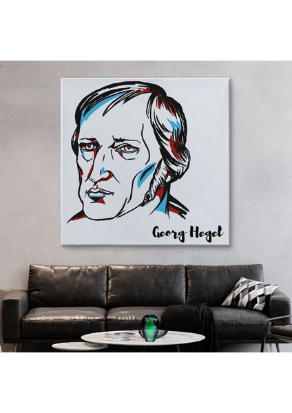 Georg Wilhelm Friedrich Hegel Dekoratif Kanvas TABLO-5819 fiyatları