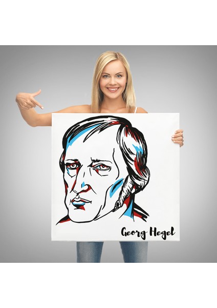 Georg Wilhelm Friedrich Hegel Dekoratif Kanvas TABLO-5819 modelleri