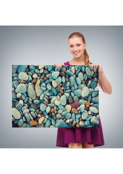 Deniz Taşı Dekoratif Kanvas Duvar TABLOSU-3495 fırsatları