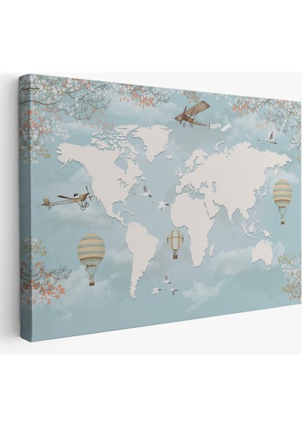 Çocuk Odası Için Dekoratif Kanvas Duvar TABLOSU-3674