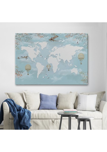 Çocuk Odası Için Dekoratif Kanvas Duvar TABLOSU-3674 fiyatları