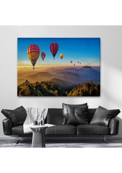 Hava Balonları Dekoratif Kanvas Duvar TABLOSU-3580 fiyatları