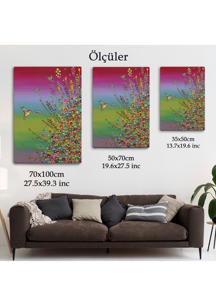 Gizli Bahçe Dekoatif Duvar TABLOSU-6275