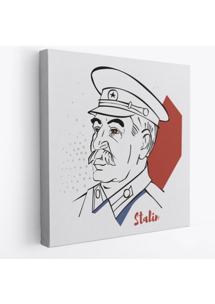 Stalin Dekoratif Kanvas Duvar TABLOSU-5822