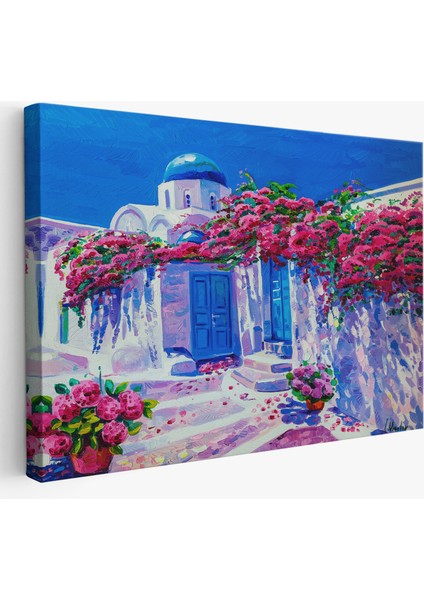 Yunanistan Santorini Dekoratif Duvar TABLOSU-3677