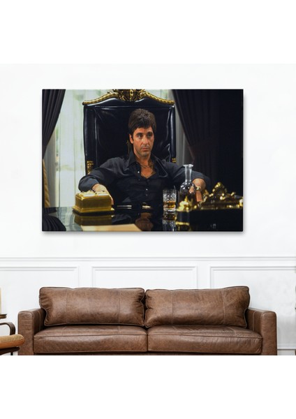 Scarface Alpacino Italyan Mafya Kanvas TABLO-5137 fiyatları