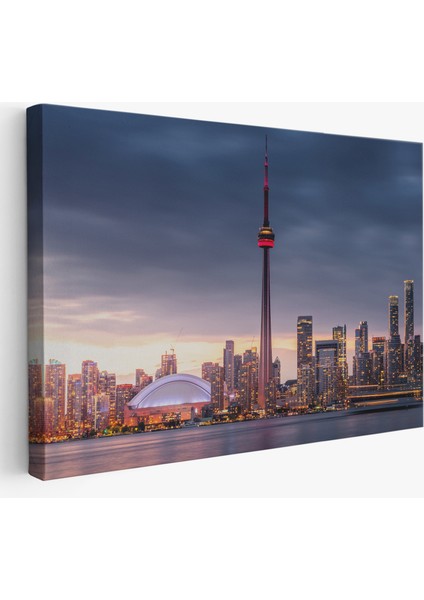 Kanada Toronto Manzarası Kanvas TABLO-5079