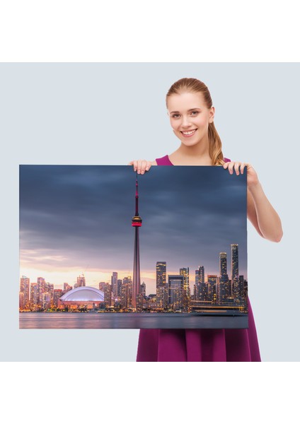Kanada Toronto Manzarası Kanvas TABLO-5079 fırsatları