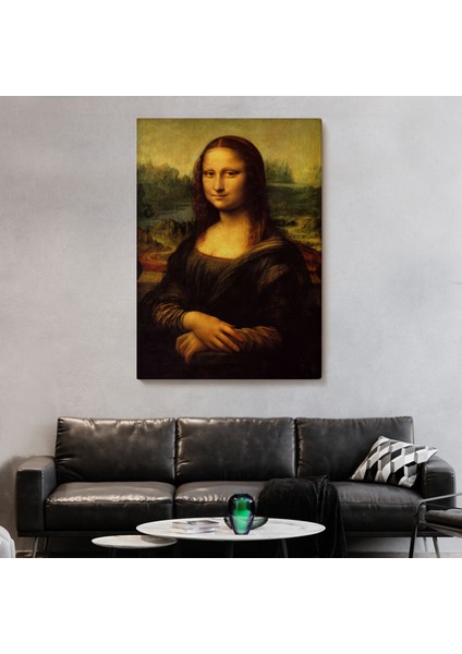 Leonardo Da Vinci'nin Ünlü Eseri Mona Lisa Kanvas TABLOSU-5126 fiyatları