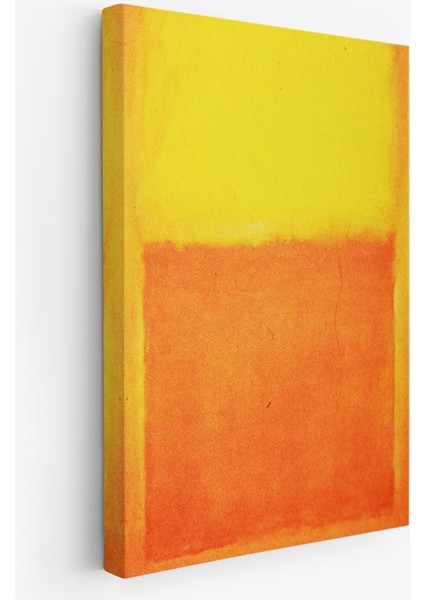 Mark Rothko Turuncu Sarı Eseri Kanvas TABLO-5107
