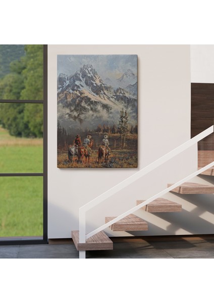 Amerikalı Kovboylar Dekoratif Duvar TABLOSU-6149 fırsatları