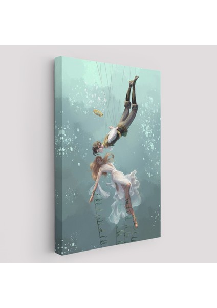 Kötü Kral Jude & Cardan, Denizler Altındaki Aşıklar Kanvas TABLO-5287