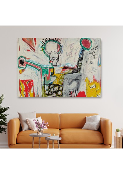 Jean Michel Basquiat'in Untitled 1982 Kanvas TABLO-5016 fiyatları
