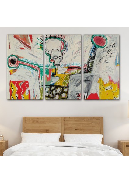 Jean Michel Basquiat'in Untitled 1982 Kanvas TABLO-5016 modelleri