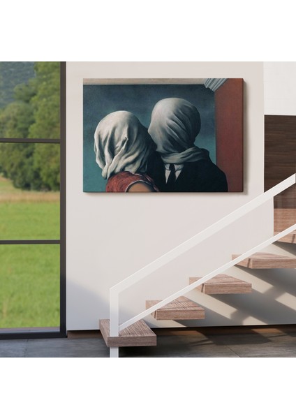 Rene Magritte The Lovers TABLOSU-5161 indirimleri