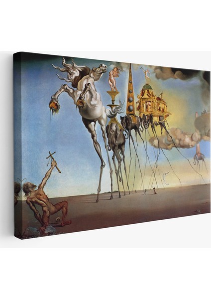 Salvador Dali - The Temptation Of St. Anthony Kanvas TABLO-5162