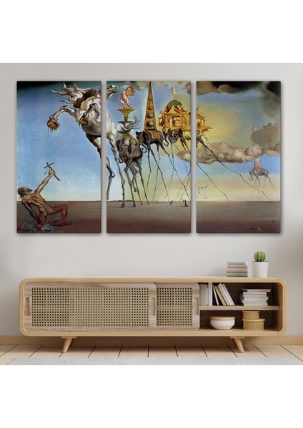 Salvador Dali - The Temptation Of St. Anthony Kanvas TABLO-5162 modelleri