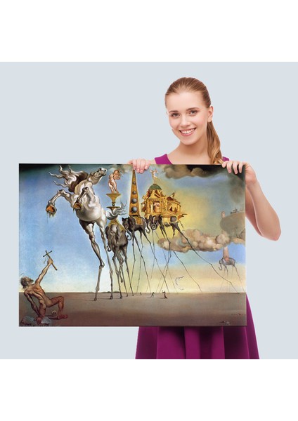 Salvador Dali - The Temptation Of St. Anthony Kanvas TABLO-5162 fırsatları