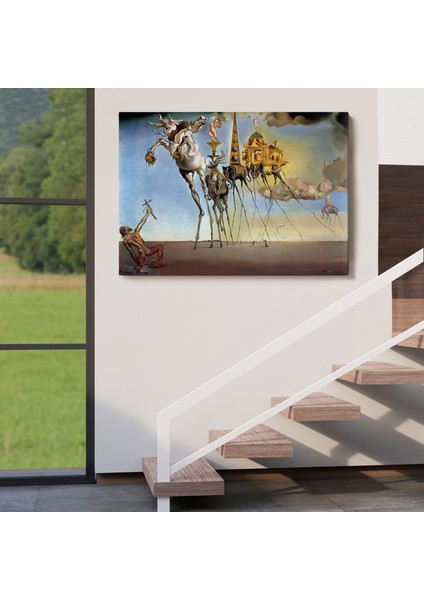 Salvador Dali - The Temptation Of St. Anthony Kanvas TABLO-5162 indirimleri