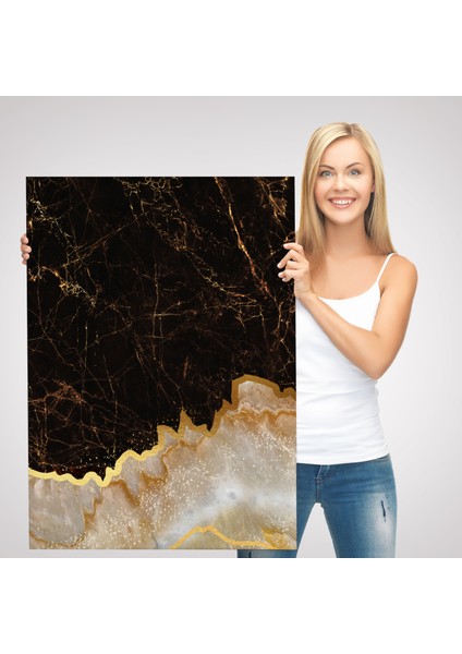 Mermer Desenli Dekoratif Kanvas TABLO-5176 modelleri