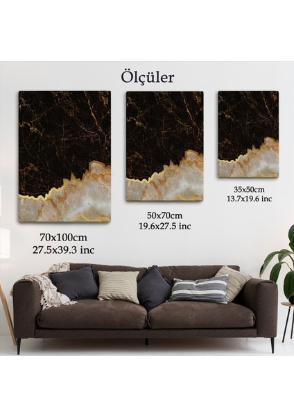 Mermer Desenli Dekoratif Kanvas TABLO-5176 indirimleri