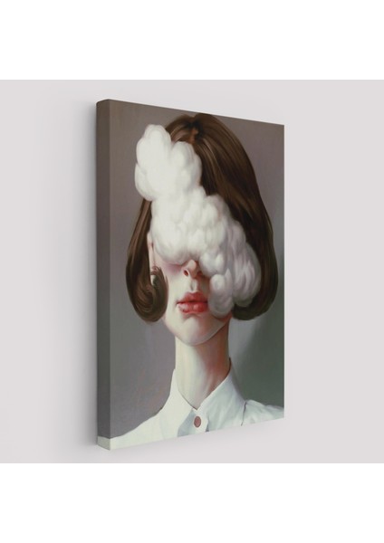 Modern Gerçeküstü Kadın Sanatı Kanvas Tablo, Pop Art Kanvastablo SANATI-5212