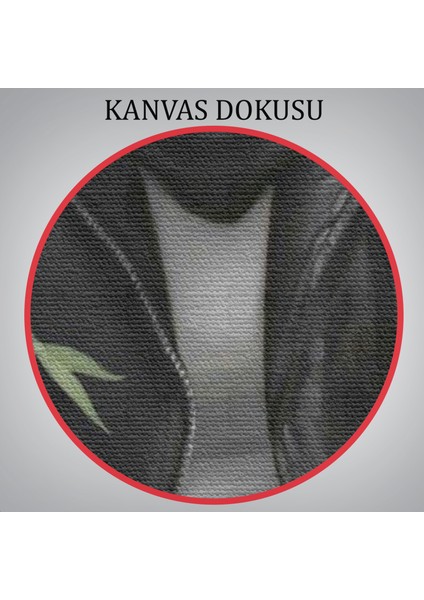 Gerçek Metroda Panda Başlı Insan Kanvas TABLO-5228 indirimleri