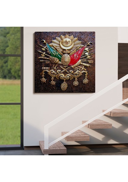 Osmanlı Tuğrası Kanvas TABLO-5866 fırsatları