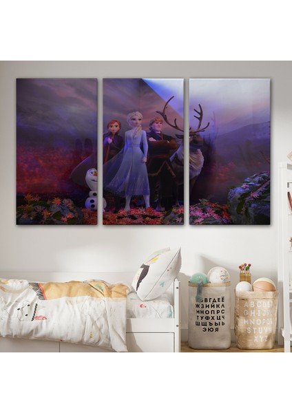 Disney Animation Frozen 2 Karakterleri Dekoratif TABLO-3685 modelleri