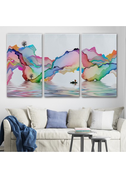 Soyut Mürekkep Sanatı Dekoratif Kanvas Duvar TABLOSU-3680 modelleri
