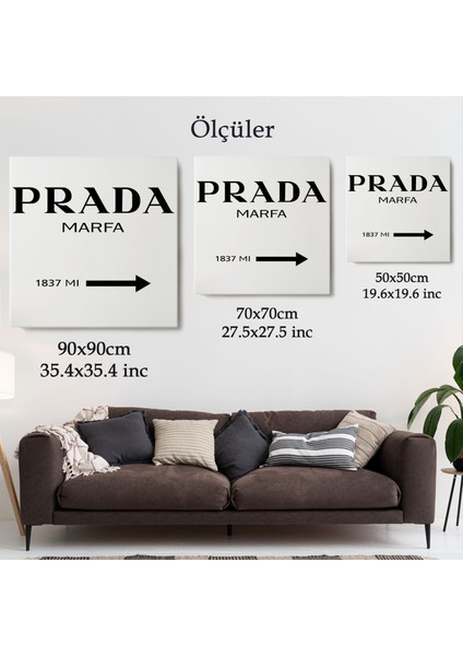 Prada Marfa Kanvas TABLO-5134 indirimleri