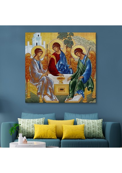 Andrei Rublev Tarafından Kutsal Üçleme Kanvas Tablo, Hristiyan Kilise HEDIYESI-5327 fiyatları