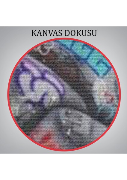 Graffiti Orta Parmak Izi Graffiti, Küfürlü El Hareketi, Hip Hop Anvas TABLO-5314 indirimleri