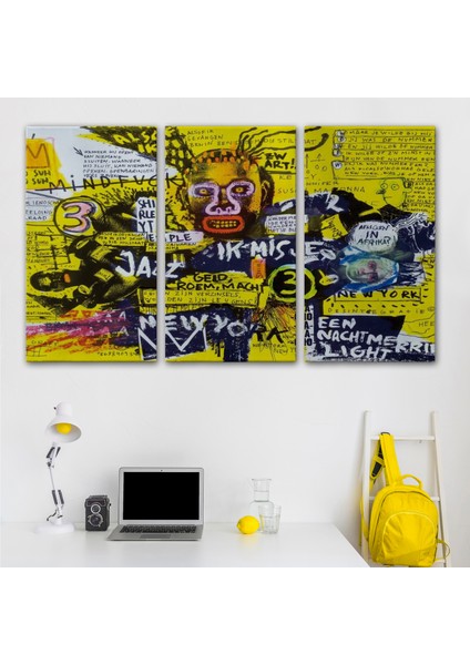 Jean Michel Basquiat Şehir Sanatı Kanvas TABLO-5095 modelleri