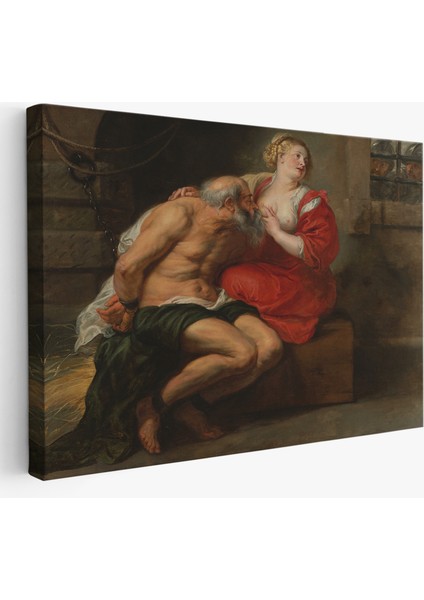 Peter Paul Rubens Cimon ve Pero Kanvas Tablo, Çıplak Tablo, Giclee Duvar SANATI-5377