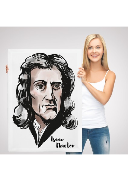 Isaac Newton Dekoratif Kanvas TABLO-5914 modelleri