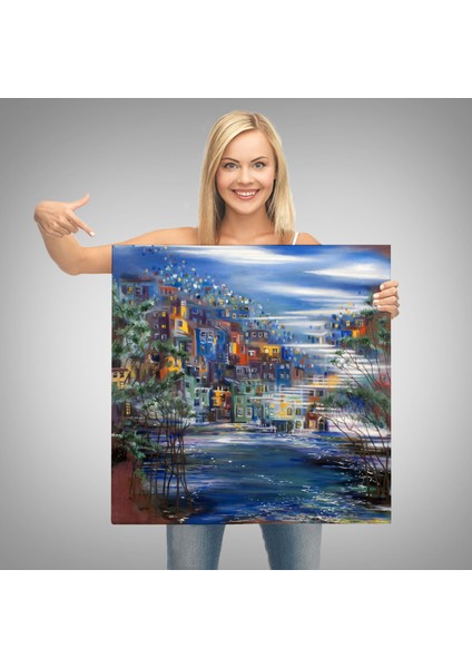 Gün Doğumu Öncesi Kanvas TABLO-5900 modelleri