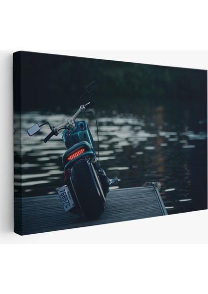 Motosiklet Kanvas Tablo, Büyük Kanvas Tablo, Motosiklet Sürücüleri Için Bir HEDIYE-5379