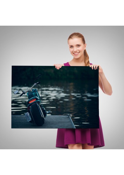 Motosiklet Kanvas Tablo, Büyük Kanvas Tablo, Motosiklet Sürücüleri Için Bir HEDIYE-5379 fırsatları